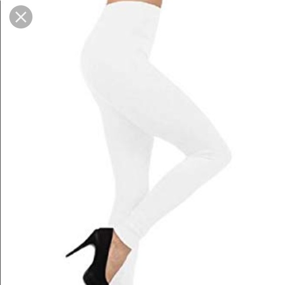 First Looks Pants - First Looks M/L white leggings/spandex NWT